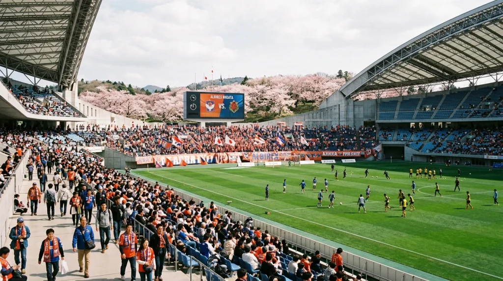 Calendario visual de la temporada 2025 de la J-League con fechas clave marcadas para el apostador español